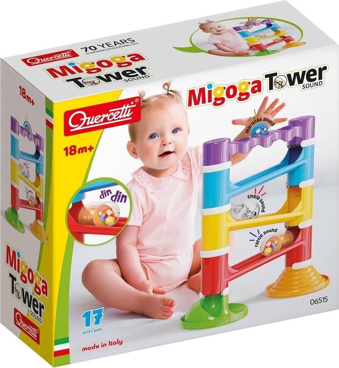 Quercetti Migoga toren geluid