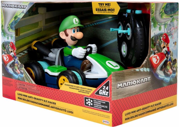 Produktbild Jakks Pacific Super Mario - Mario Kart Mini RC Racer - Luigi