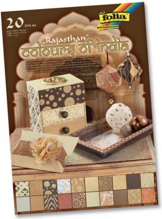 Produktbild Folia Motivblock India Rajasthan (170 g/m², 20x)