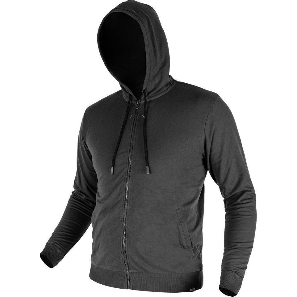 No Name, Herren, Pullover, Kapuzensweatshirt COMFORT grau Grösse M, Grau, (M)