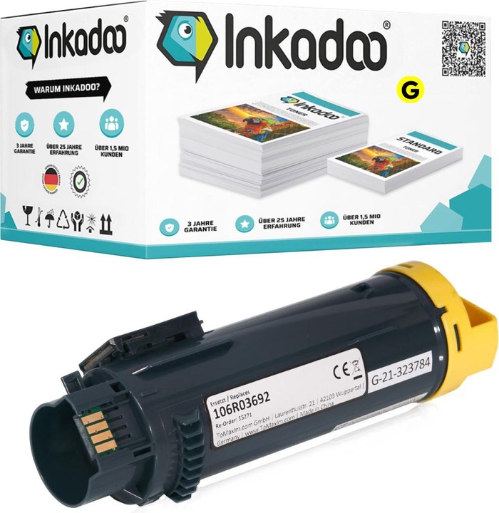 Immagine prodotto Inkadoo Toner compatibile per Xerox Phaser 6510 DNIS (Y)