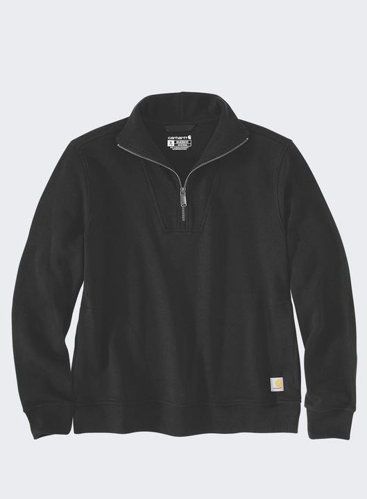 Craft Black sweatshirt made from Tencel fibre with half zip