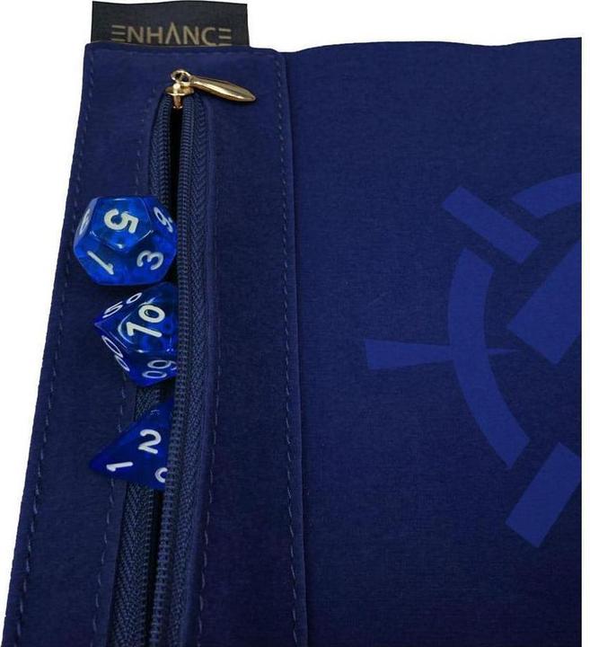 Immagine prodotto Enhance Tabletop Roll on a Scroll Würfeltasche mit Würfel Blau