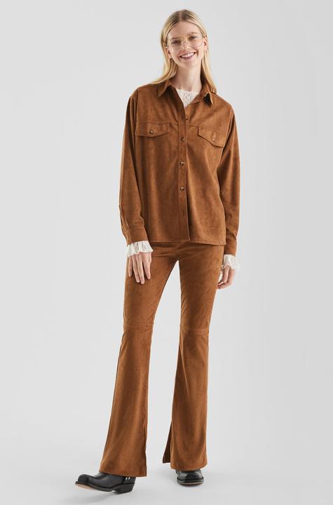 Immagine prodotto s.Oliver Bluse Hemdbluse in Wildlederoptik (38)