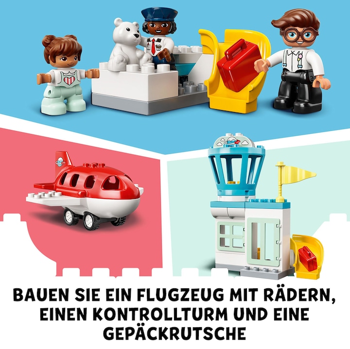 Produktbild LEGO Flugzeug und Flughafen (10961)