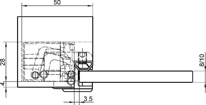 Image du produit Simonswerk Bandes d'objets TECTUS Verre TEG 310 2D 80