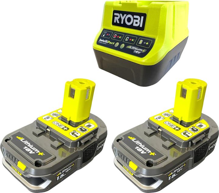 Actual product image Ryobi OHT1850X-215 18 V ONE+ cordless hedge trimmer Long Reach 50 cm + 2x battery 1.5 Ah + charger (Rechargeable battery operated)