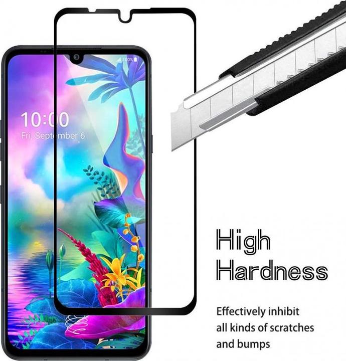Produktbild Screenguard LG G8X ThinQ Full Screen Panzerglas Schutzfolie 2.5D 9H (1 Stk., LG G8X ThinQ)