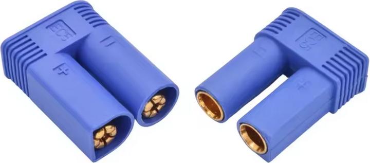Actual product image Coscorp Industries Stecker / Buchse EC5 1 Paar, blau