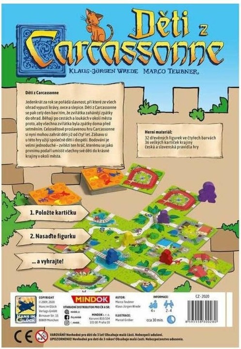 Actual product image Mindok BARD Gra Dzieci z Carcassonne (Polish)