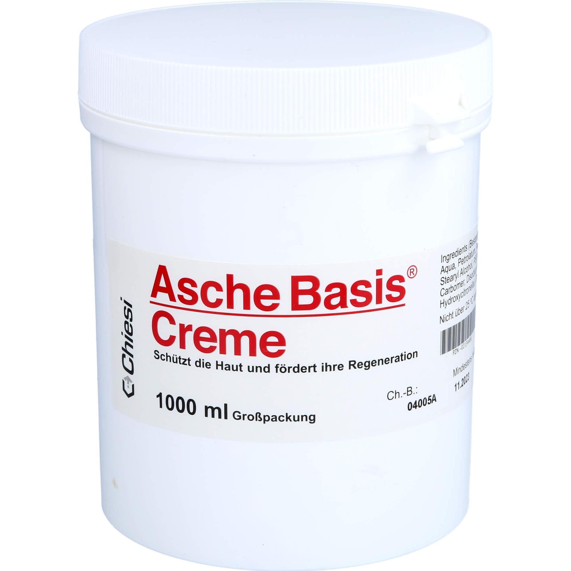 Chiesi, Bodylotion, Asche Basis Creme, 1000 ml CRE (Körpercreme, 1000 ml)
