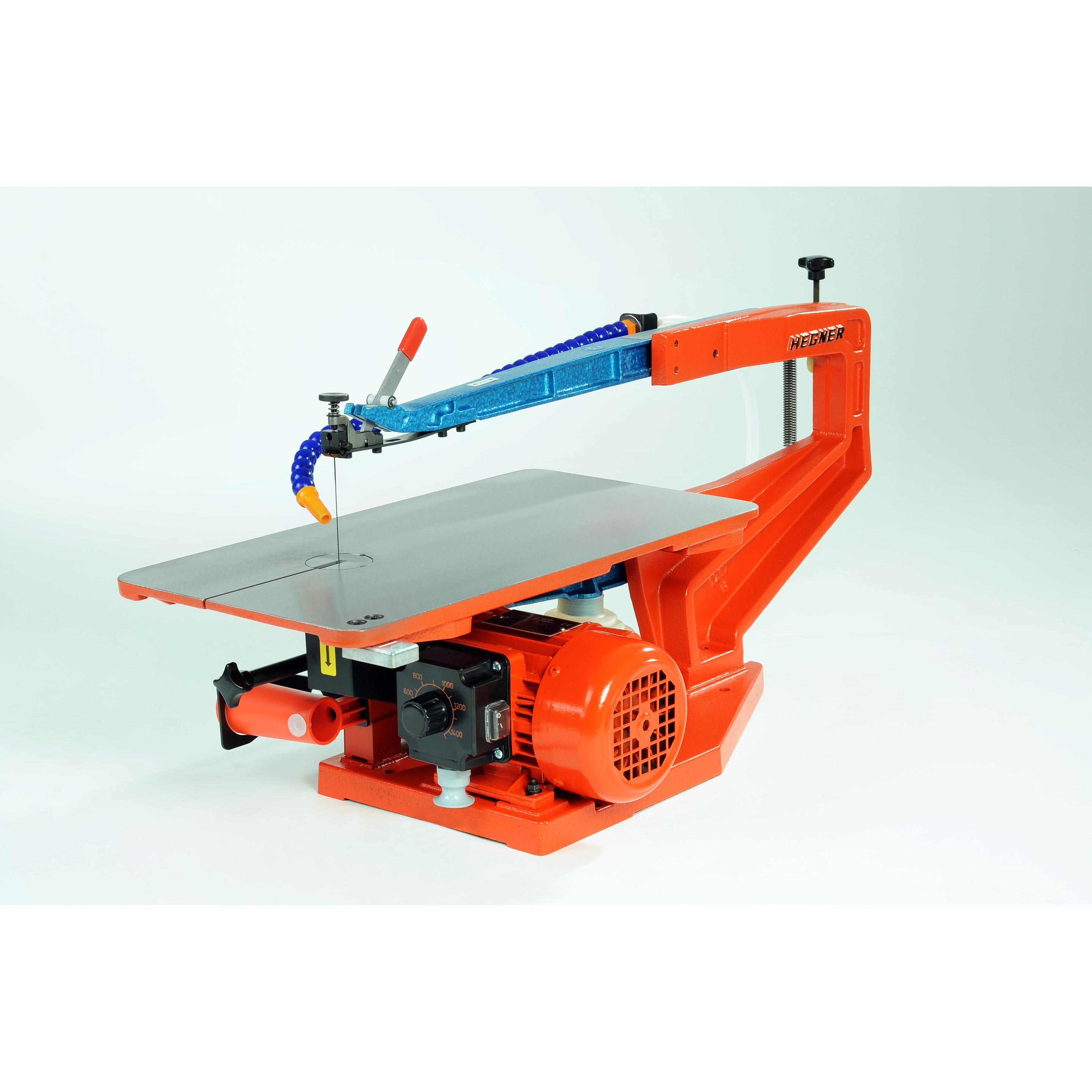 Hegner, Dekupiersäge + Bandsäge, Dekupiersäge Multicut Quick (Feinschnittsäge) Längsdurchgang:560 mm, Qualittätsmotor - ...