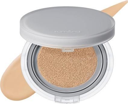 Actual product image Rom&Nd Nu Zero Cushion Long Lasting High Coverage Semi Matte Finish 04 Beige 23 - Korean Cushion Fou (04 beige23)