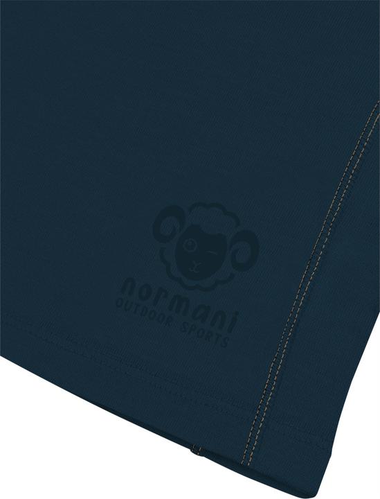 Produktbild Normani Kinder Merino Langarm mit 1/4 Zipper Nyapari - 9545 (122, 128)
