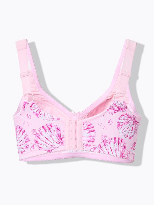 Actual product image Ulla Popken Seashell Print Relief Bra (Single pack, 100 C)