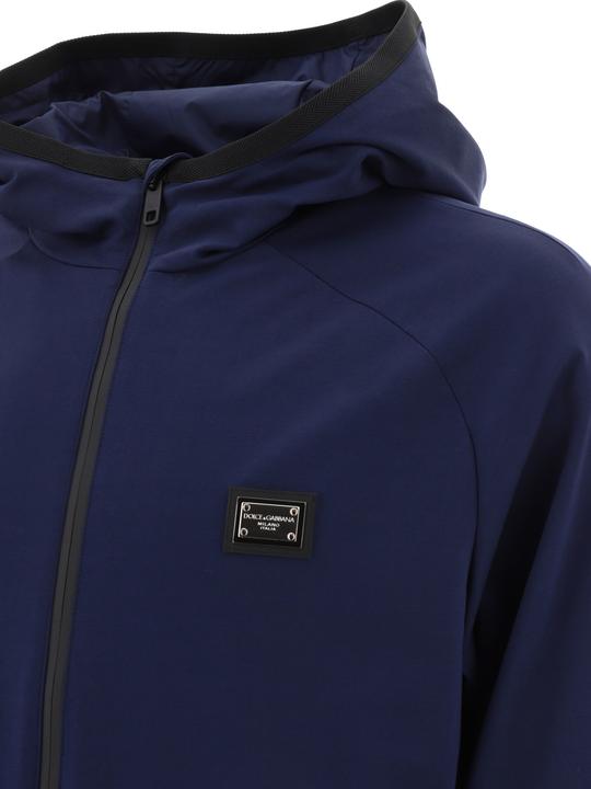 Produktbild Dolce & Gabbana Jersey jacket with hood (48)