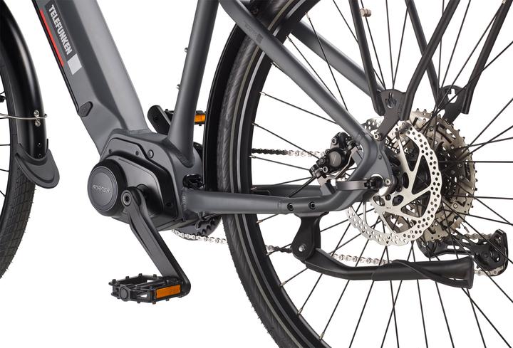 Actual product image Telefunken SUV E-Bike Herren SUV700 29 Zoll Mittelmotor 10-Gang Kettenschaltung (48 cm)
