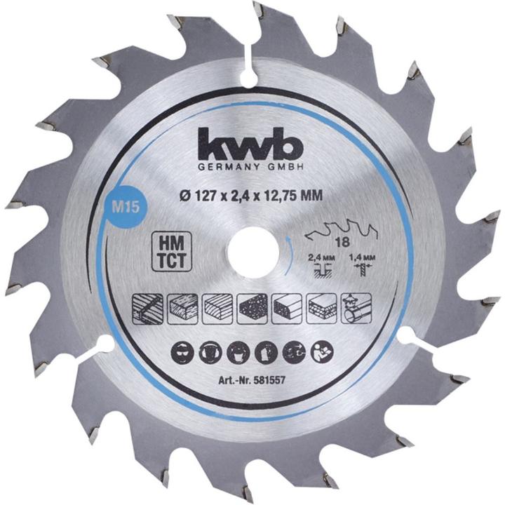 Produktbild kwb Kreissägeblatt HM Mittel Ø 184x16 Z22
