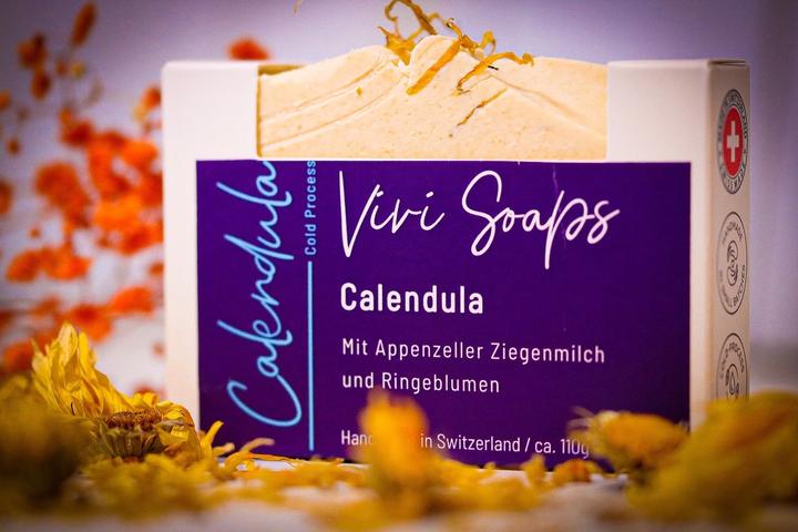 Vivi Soaps Calendula - Savon au lait de chèvre (Savon dur)