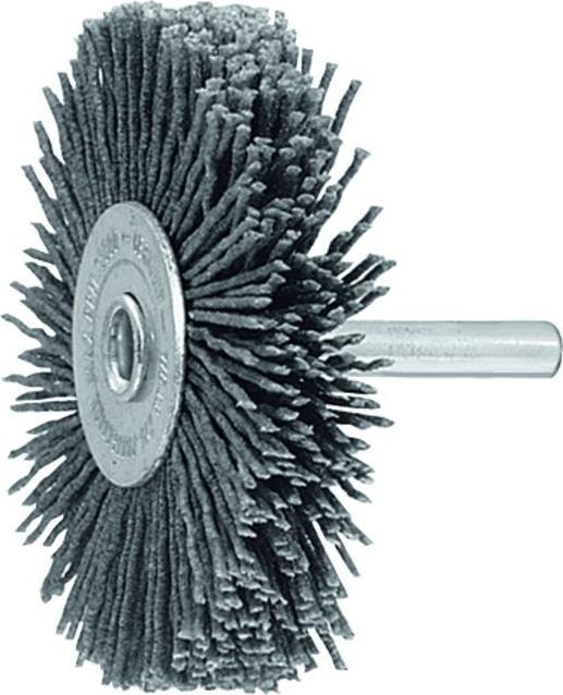 Productafbeelding Lessmann Ronde borstel Ø 50 x 10-12 mm Schurende borstelharen SIC K 120 / 1.10 mm (120)