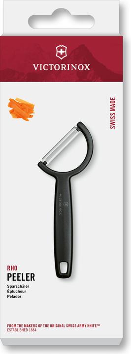 Actual product image Victorinox Rho Peeler, straight, single-edge, black