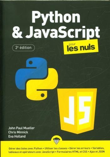 Actual product image Python & JavaScript for the young (French, Minnick Chris, Holland Eva, Mueller John, 2024)