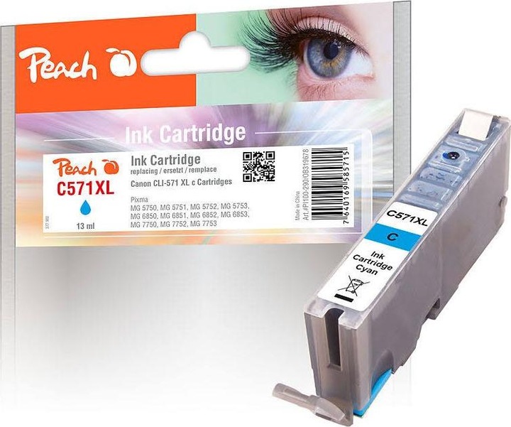 Actual product image Peach CLI-571c XL (C)
