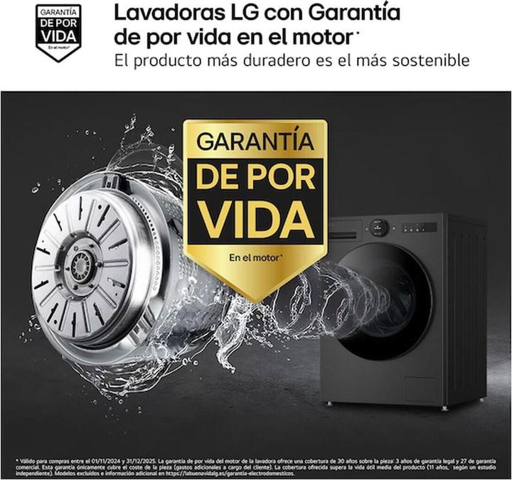 Image du produit LG Waschmaschine F4X7009TBB (9 kg, Gauche)