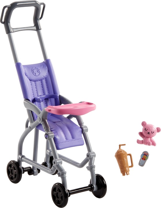 Productafbeelding Barbie Poppen en kinderwagen speelset
