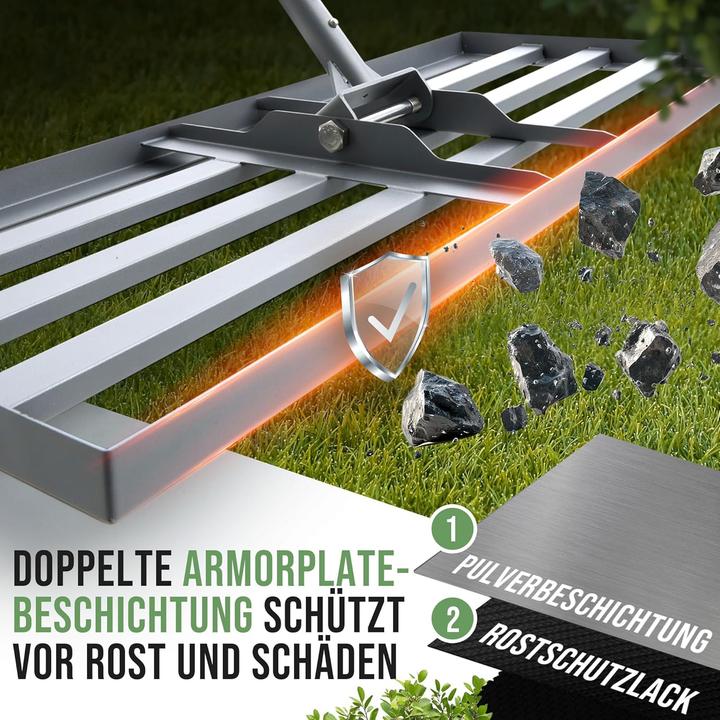 Actual product image Green Spark Rasenrakel mit Klicksystem
