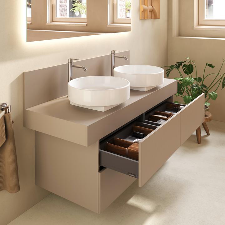 Actual product image Duravit Console Balcoon rectangulaire, 2 découpes des deux côtés, 1400x550x370mm, BA90610IFIF0000