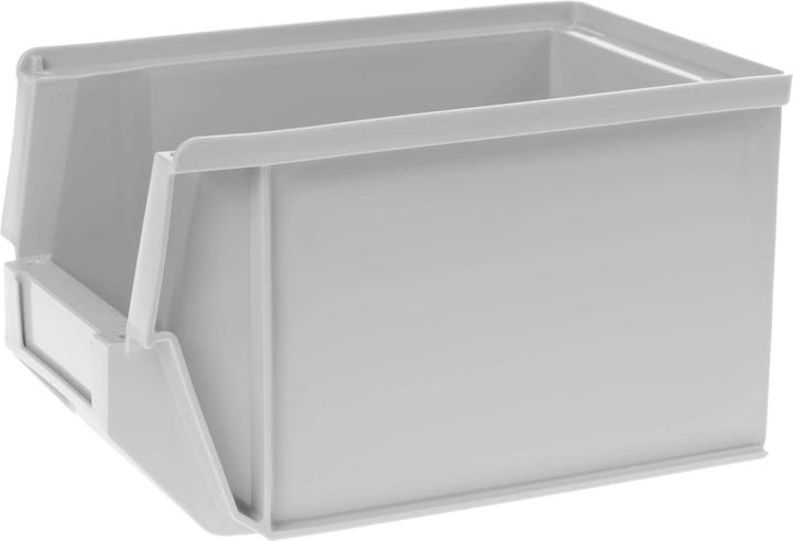Utz Open fronted storage bin SILAFIX 4 silver gray