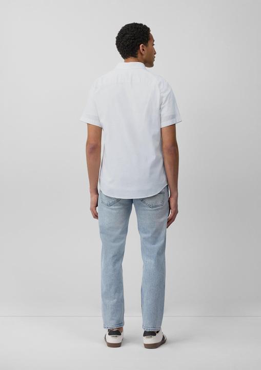 Image du produit S.Oliver Hemd Slim Fit: Kurzarm-Hemd aus Baumwollstretch mit Flammgarnstruktur (XXL)