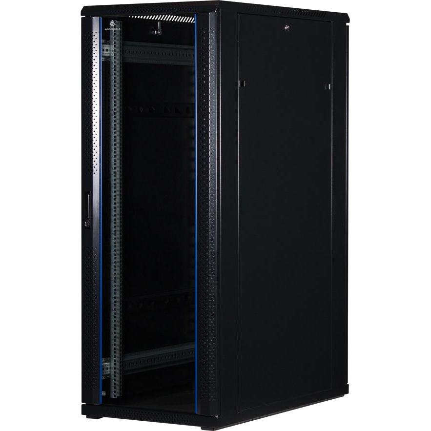 Rockstable 19" 32 HE 600x1000x1600mm (19 Zoll Rack), Serverschrank, Schwarz