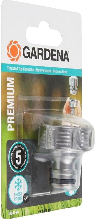 Immagine prodotto Gardena Connettore di rubinetto premium (Connettori per rubinetto, 26.50 mm)