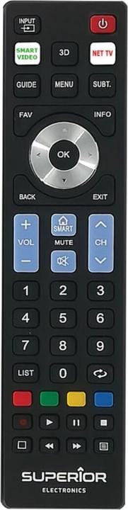 Jolly Line Télécommande de remplacement Compatible avec tous les téléviseurs Samsung, Lg, Sony, Philips et (Télécommande universelle, Infrarouge)