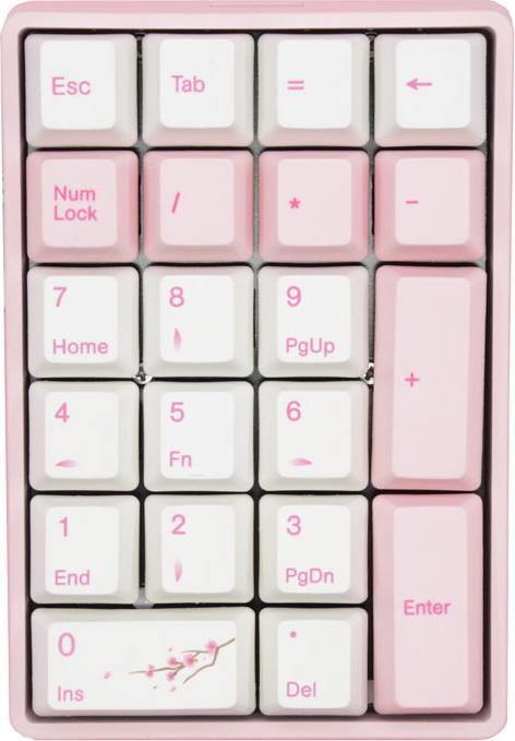 Actual product image Varmilo VB21M Sakura R1 Wireless Numpad, MX-Brown (Wireless)