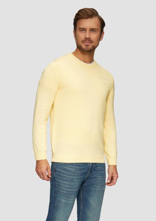 Image du produit S.Oliver Strickpullover Strickpullover mit Logo-Stickerei (3XL)