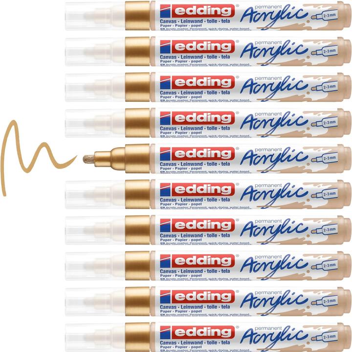 Produktbild Edding Acrylmarker 5100 Medium (Reichgold, 3 mm, 1 x)