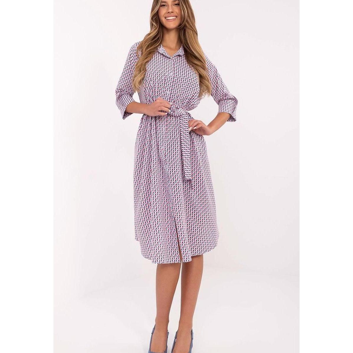 Lakerta, Damen, Kleider, Alltagskleid, Rosa, (L)