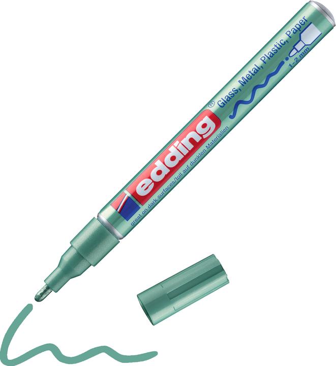 Produktbild Edding 751 Glanzlack Marker (Grün, 1 mm, 10 x)