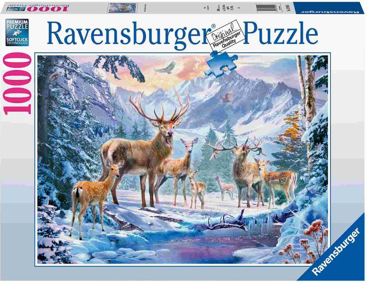 Immagine prodotto Ravensburger Rehe und Hirsche im Winter (1000 pezzi)