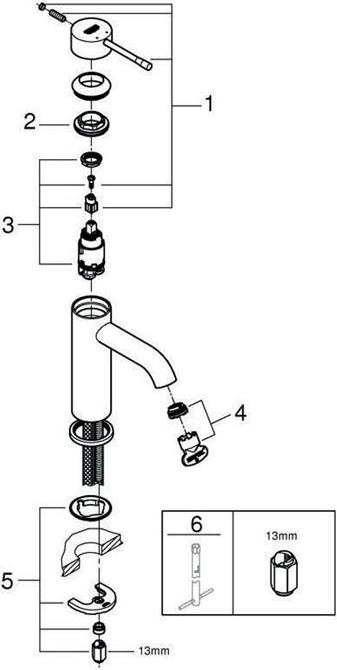 Image du produit Grohe Essence Mitigeur de lavabo à une main S-Size