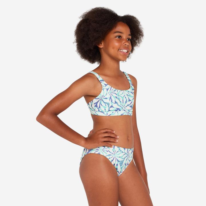 Immagine prodotto Olaian Bikini-Hose Surfen Mädchen geblümt Alma Hao lila (140)