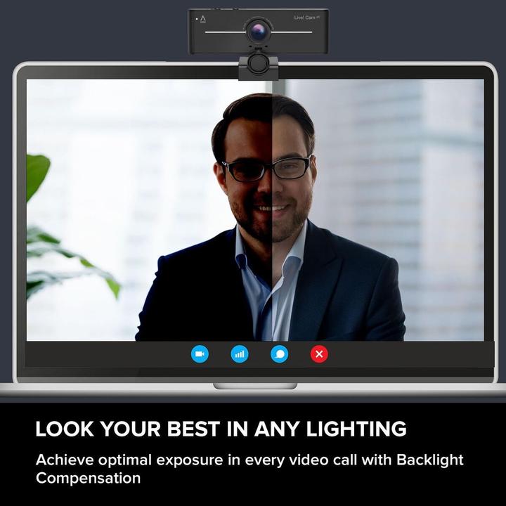 Produktbild Creative Live! V2 Web Camera 4K με Autofocus 73VF099000000 (8 Mpx)