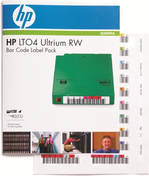 Produktbild HPE Strichcode Etiketten zu LTO4 Ultrium RW (LTO-4 Ultrium)