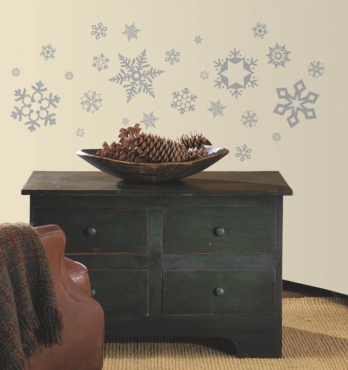 Actual product image Roommates RM - Glittering snowflakes