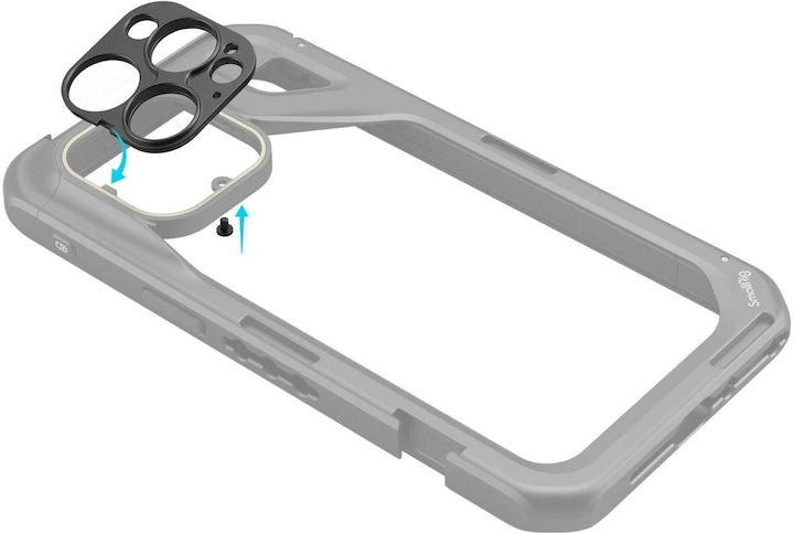 Produktbild SmallRig 17mm Threaded Lens Back Mount Plate for iPhone 15 Pro Max / 15 Pro Cage 4394
