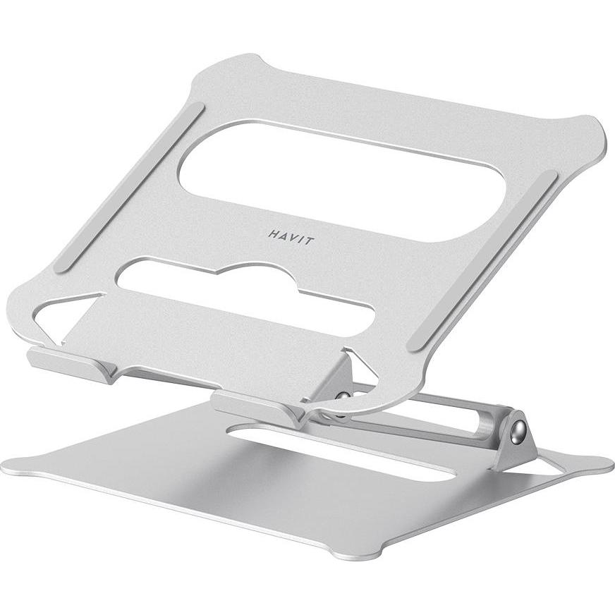 Havit - Laptop Holder (H740) - Adjustable, Aluminum Alloy - Silver, Supporto per notebook, Argento
