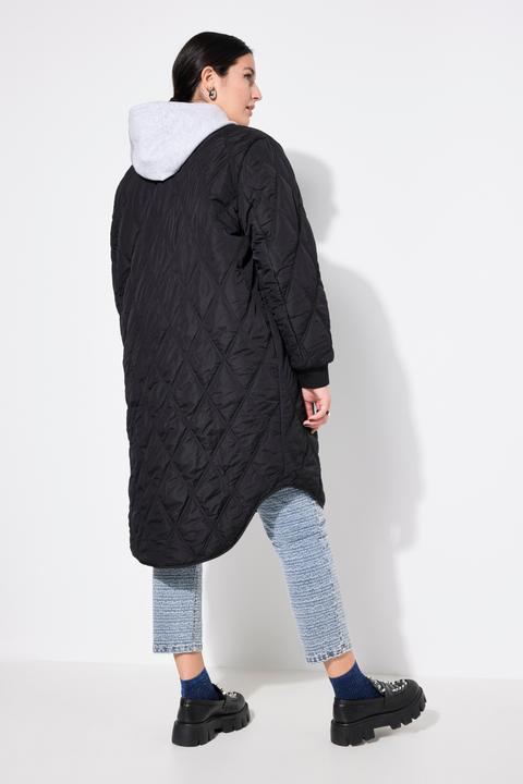 Produktbild Studio Untold Steppmantel, Straight Shape, Hoodie-Einsatz (58)
